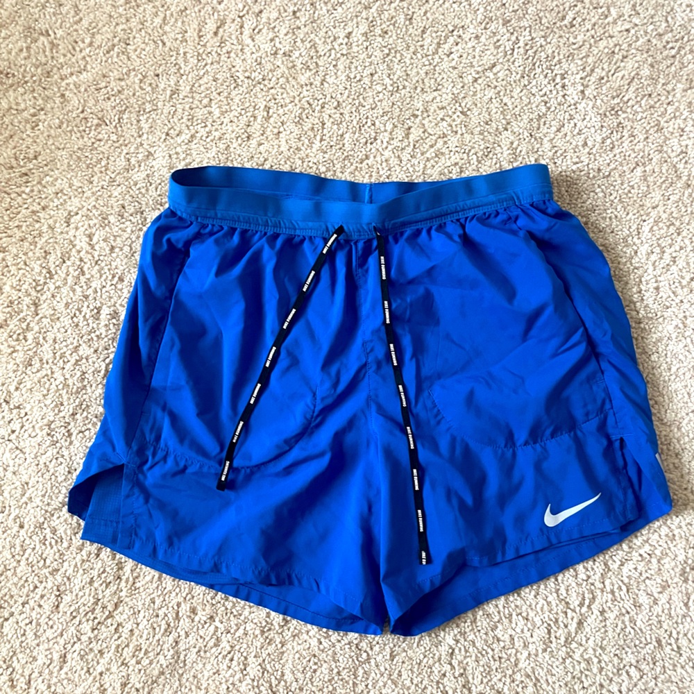 Nike blue running shorts